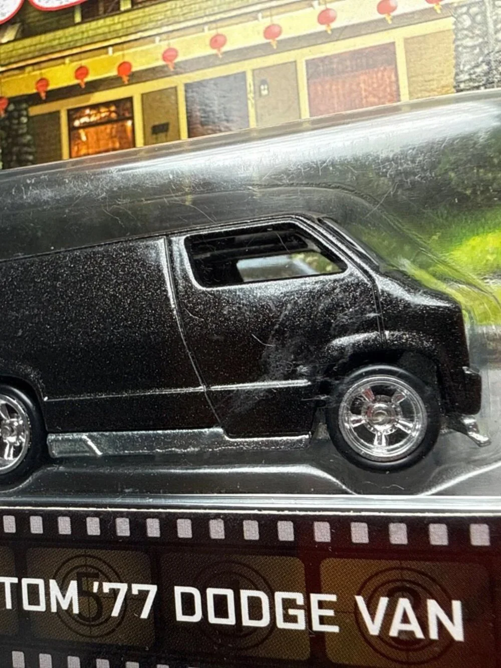 2014 Hot Wheels Retro Entertainment Old School '77 Custom Dodge Van NEW
